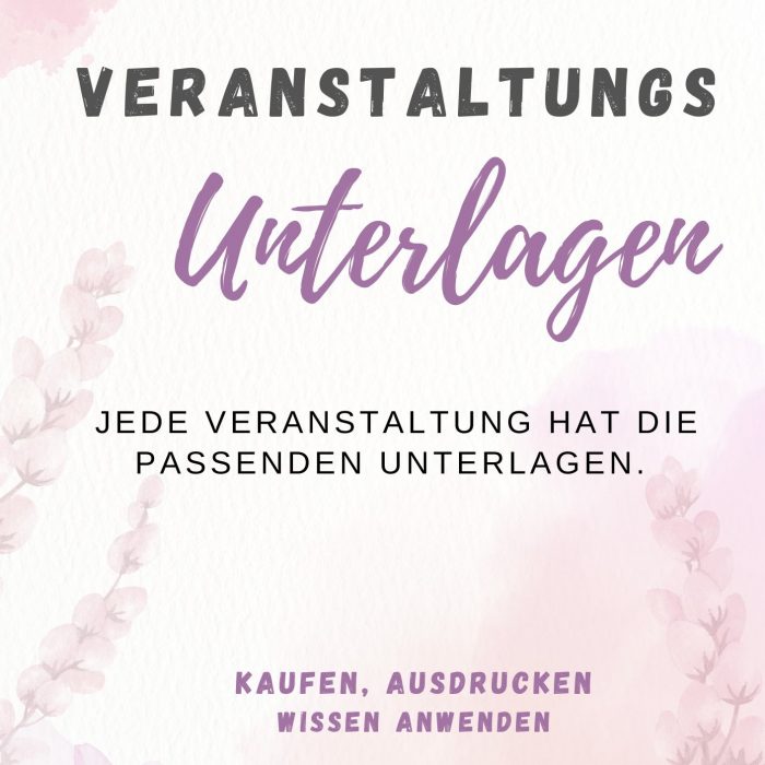 Veranstaltungsunterlagen - 1